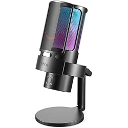 fifine マイクロフォン Amazon.co.jp: FIFINE USB コンデンサーマイク RGB光り